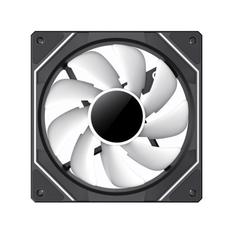 Wentylator obudowy Gamemax FN12A-S8I 120mm czarny wysokoprędkościowy narrator