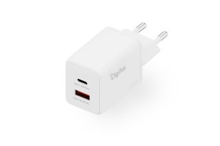 Digitus Ładowarka GaN 45W USB-C + USB-A DA-10302 biała