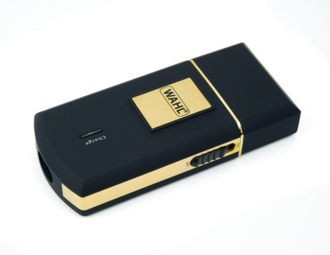 Golarka podróżna WAHL Travel Shaver Gold Edition 07057-016 — bezprzewodowa, etui, 45 min pracy, ładowanie 8 h, złota