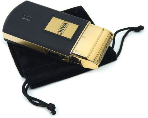 Golarka podróżna WAHL Travel Shaver Gold Edition 07057-016 — bezprzewodowa, etui, 45 min pracy, ładowanie 8 h, złota