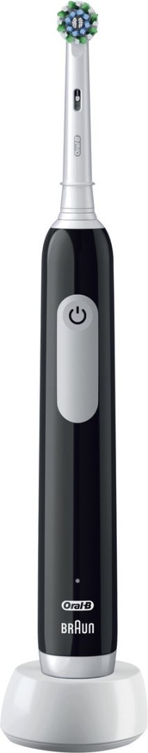Oral-B Pro Series 1 szczoteczka elektryczna do zębów akumulatorowa dla dorosłych 3 tryby 2-minutowy timer Czarna z 1 wymienną ko