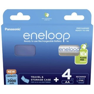 PANASONIC ENELOOP AA 2000mAh 4 szt + CASE