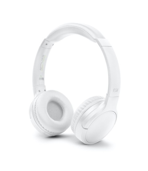 Słuchawki bezprzewodowe nauszne Muse M-272 BTW Bluetooth białe, akumulator, 24 mies. gwarancji