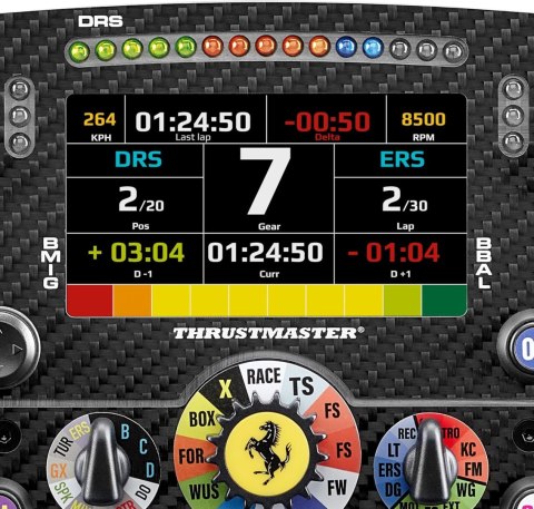 Thrustmaster Kierownica Add-On Ferrari SF-25 Edition Czarna kompatybilna z PS5 PS4 PC