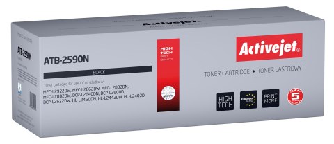 Activejet ATB-2590N Toner (zamiennik Brother TN2590; Supreme; 1200 stron; czarny)