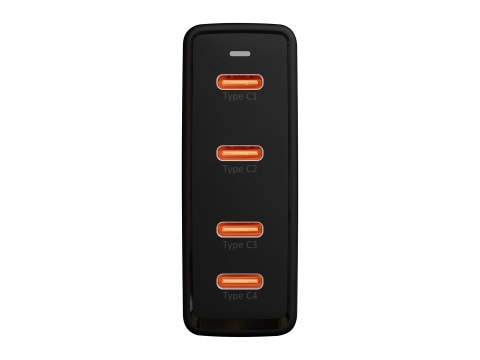 BLOW ŁADOWARKA SIECIOWA GNIAZDO USB-CX4 PD 100W GAN CZARNA
