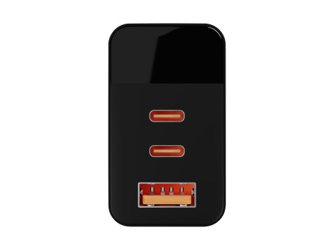 BLOW ŁADOWARKA SIECIOWA LCD GNIAZDO USB + USB-CX2 PD 65W GAN CZARNA WATOMIERZ