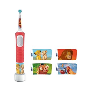 Szczoteczka elektryczna Oral-B | Pro Kids 3+ Król Lew | Akumulatorowa | Dla dzieci | Liczba dołączonych główek szczoteczki: 1 | 