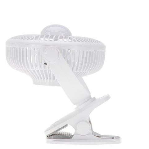 Wentylator Adler | AD 7335 | Do przypięcia | 6 W | 12,7 cm | 3 poziomy prędkości | Oscylacja 360° | Biały | Stołowy