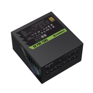 Zasilacz Gamemax | GX PRO 750G | 750 W | Gold | Modułowy