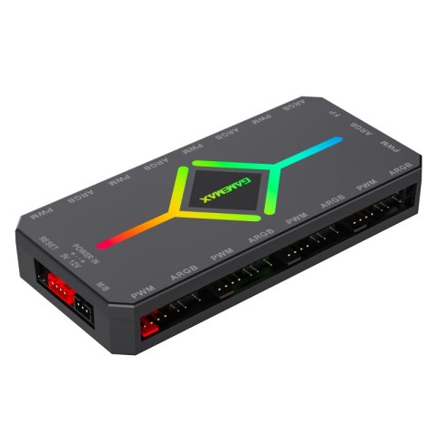 Gamemax | V4.0 ARGB PWM HUB BK | Hub do obudowy gamingowej