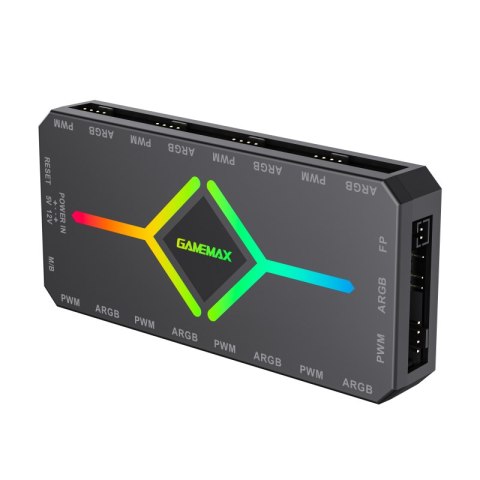 Gamemax | V4.0 ARGB PWM HUB BK | Hub do obudowy gamingowej