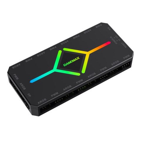 Gamemax | V4.0 ARGB PWM HUB BK | Hub do obudowy gamingowej