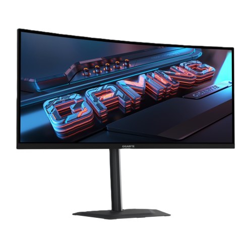 Gigabyte | G34WQC2 EK | 34" | VA | WQHD | 200 Hz | 1 ms | 3440 x 1440 pikseli | 450 cd/m² | Liczba portów HDMI: 2