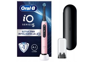 Szczoteczka elektryczna Oral-B z serii iO5, różowa | Oral-B