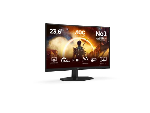 AOC C24G42FE 24" 1920x1080/16:9/300 cd/m²/4 ms/HDMI, DisplayPort, wyjście słuchawkowe | AOC