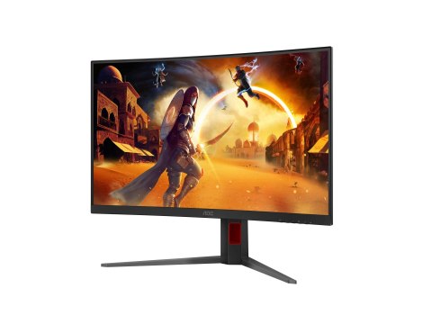 AOC C32G4Z | 32" | VA | FHD | 16:9 | 240 Hz | 0,3 ms | 1920 x 1080 pikseli | 300 cd/m² | Liczba portów HDMI: 1 | Czarny