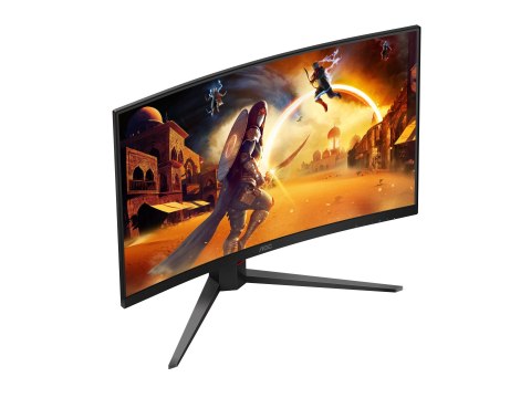 AOC C32G4Z | 32" | VA | FHD | 16:9 | 240 Hz | 0,3 ms | 1920 x 1080 pikseli | 300 cd/m² | Liczba portów HDMI: 1 | Czarny