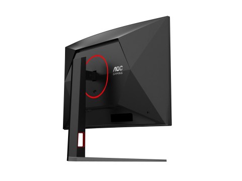 AOC C32G4Z | 32" | VA | FHD | 16:9 | 240 Hz | 0,3 ms | 1920 x 1080 pikseli | 300 cd/m² | Liczba portów HDMI: 1 | Czarny