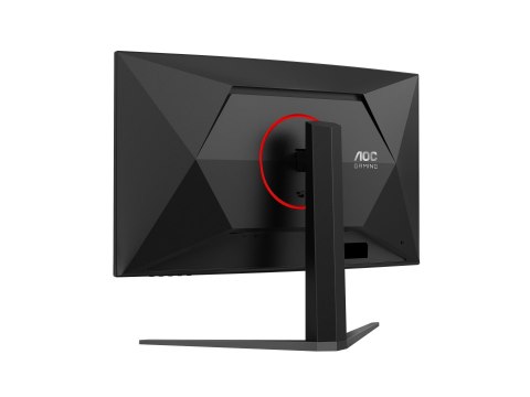 AOC C32G4Z | 32" | VA | FHD | 16:9 | 240 Hz | 0,3 ms | 1920 x 1080 pikseli | 300 cd/m² | Liczba portów HDMI: 1 | Czarny