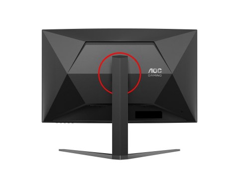 AOC C32G4Z | 32" | VA | FHD | 16:9 | 240 Hz | 0,3 ms | 1920 x 1080 pikseli | 300 cd/m² | Liczba portów HDMI: 1 | Czarny