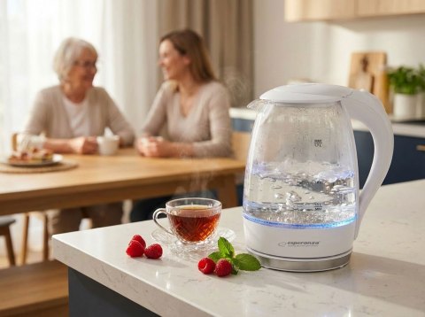 Czajnik elektryczny Esperanza Salto Angel EKK011W (2200W 1.7l; kolor biały)
