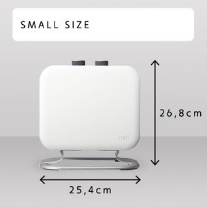 Mill | Grzejnik | CUS1800MECWA | Grzejnik z wentylatorem | 1800 W | Liczba stopni mocy: 2 | Przeznaczony do pomieszczeń o powier