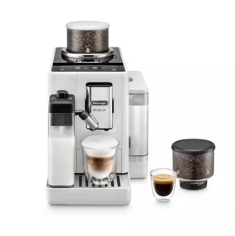 Delonghi | W pełni automatyczny ekspres do kawy | Rivelia EXAM440.55.W | Pojemność zbiornika na wodę: 1,4 litra | 19 barów | Kol