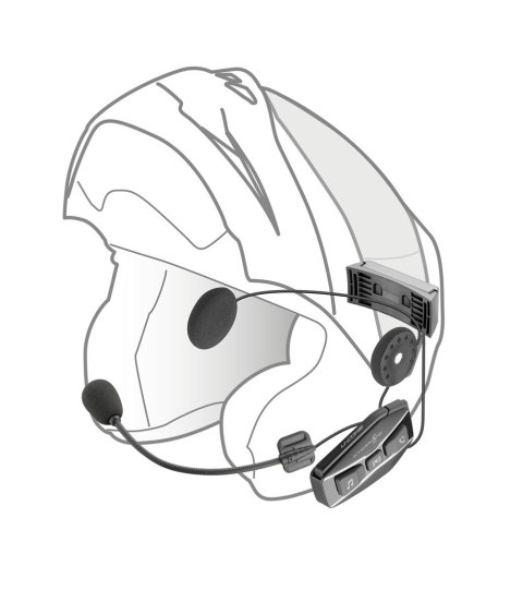 Interkom motocyklowy INTERPHONE U-COM 16, komplet na 2 kaski