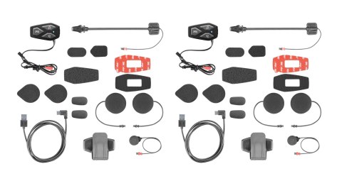 Interkom motocyklowy INTERPHONE U-COM 3, komplet na 2 kaski