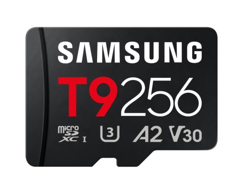 Karta pamięci flash Samsung | 256 GB | Karta pamięci microSDXC UHS-I | Klasa prędkości U3 / V30 / A2