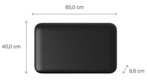 Mill Invisible Smart - panel grzewczy z obsługą Wi-Fi | PA700WIFI4B | Panel grzewczy | 700 W | Przeznaczony do pomieszczeń o pow