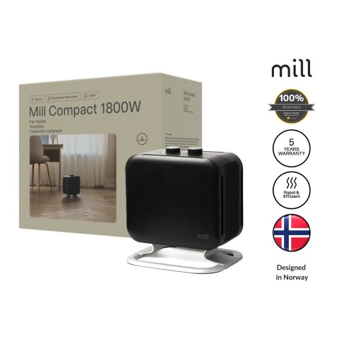 Młyn | Podgrzewacz | CUS1800MECBA | Stojący | 1800 W | Czarny