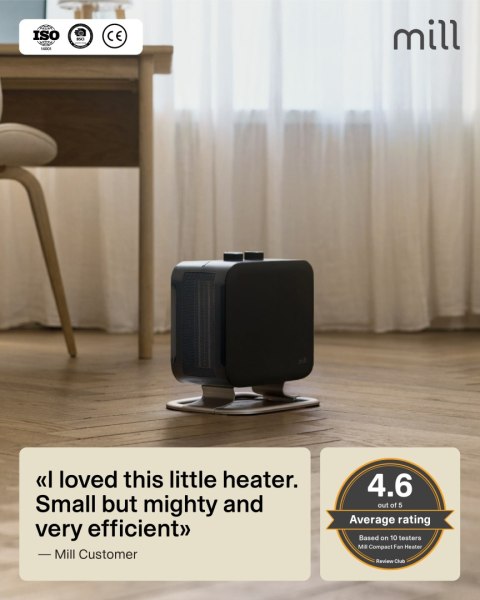 Młyn | Podgrzewacz | CUS1800MECBA | Stojący | 1800 W | Czarny