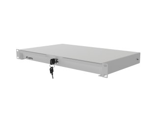 Szuflada Lanberg 19" 1U / 483 x 270 mm, maksymalna nośność do 30 kg, zestaw do montażu, szara | Lanberg