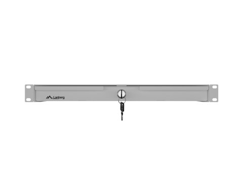 Szuflada Lanberg 19" 1U / 483 x 270 mm, maksymalna nośność do 30 kg, zestaw do montażu, szara | Lanberg