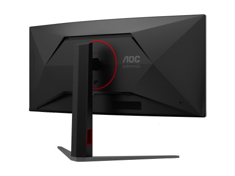 AOC CU34G4CA | 34" | Szybki wyświetlacz VA | WQHD | 21:9 | 180 Hz | 1 ms | 3440 x 1440 pikseli | 450 cd/m² | Liczba portów HDMI: