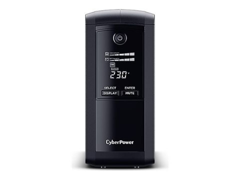 CyberPower | Systemy zasilania awaryjnego UPS | VP1000ELCD | 1000 VA | 550 W