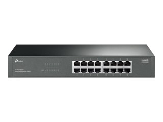 16-portowy przełącznik Gigabit TP-LINK | LS1016G | Niezarządzalny | Do ustawienia na biurku lub montażu w szafie serwerowej
