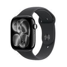Apple Watch Series 11Â GPS + Cellular 46mm Space Grey Aluminium Case with Black Sport Band - S/M