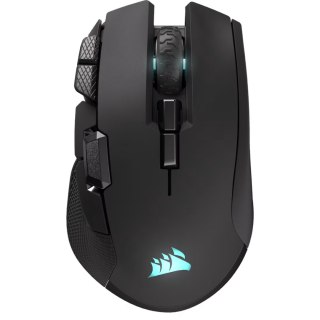 Corsair IRONCLAW SE | Mysz do gier | Bezprzewodowa/przewodowa | 2,4 GHz, Bluetooth, USB-C | Czarna