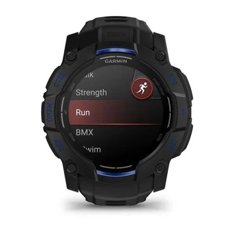 Garmin Instinct 3 3,3 cm (1.3") AMOLED 45 mm Cyfrowy 416 x 416 px Czarny GPS