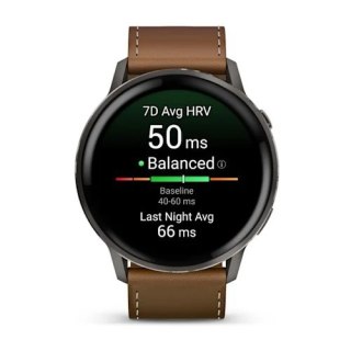 Garmin Venu 4 3,56 cm (1.4") AMOLED 45 mm Cyfrowy 454 x 454 px Ekran dotykowy Czarny Wi-Fi GPS