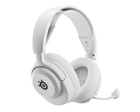 Słuchawki Steelseries Arctis Nova 5P Wireless Zestaw słuchawkowy Bezprzewodowy Opaska na głowę Gaming USB Type-C Bluetooth Biały