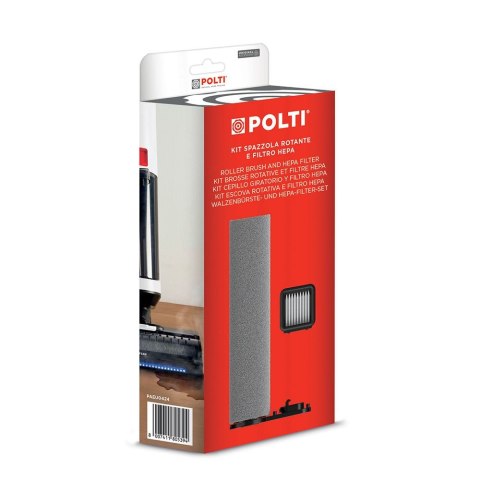 Zestaw Polti zawierający szczotkę rolkową i filtr HEPA do urządzenia Polti RollySteam | PAEU0424