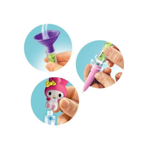 Idea Art Zestaw Mini Fabryka Długopisów Hello Kitty i Przyjaciele My Melody i Kuromi Clementoni 18431
