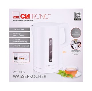 Czajnik elektryczny 1,7L WK 3835 CLATRONIC biały