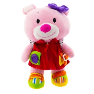 Zabawka pozytywka misiu pink EUROBABY ZABAWKI