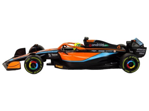 Auto Wyścigowe McLaren F1 Zdalnie Sterowany RC Rastar Pomarańczowy 1:12