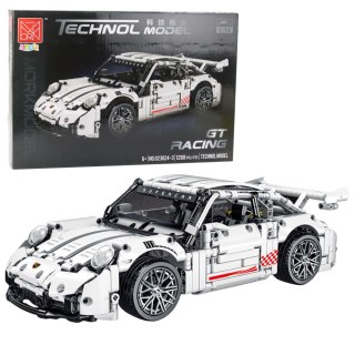 Klocki Konstrukcyjne Samochód GT Racing Biały 1:14 1268 el.
